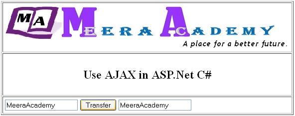 Ajax Component in ASP.Net 2008