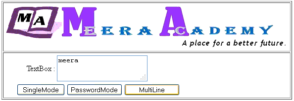 MultiLine TextBoxMode in ASP.Net