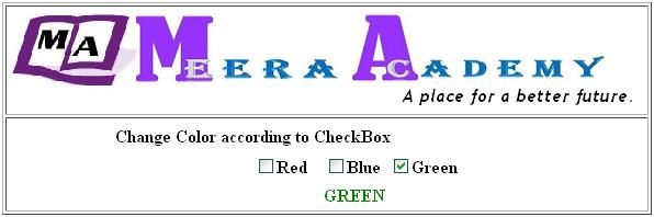 Change Lable color according to CheckBox control state in ASP.Net with C#