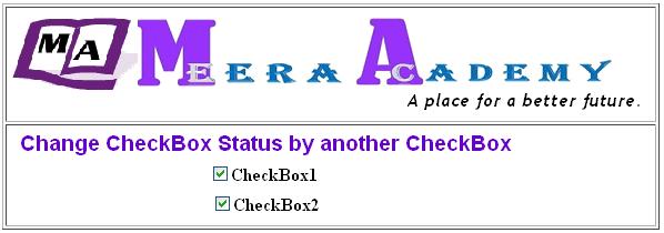 Change check status of CheckBox control in ASP.Net with C#