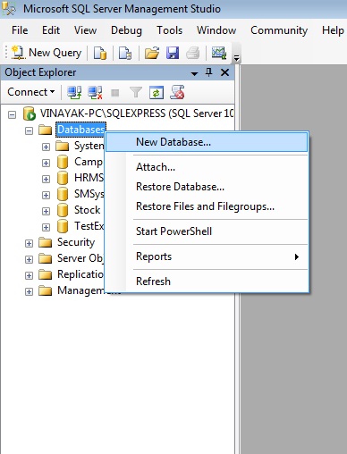 how to establish connection to sql server in asp.net