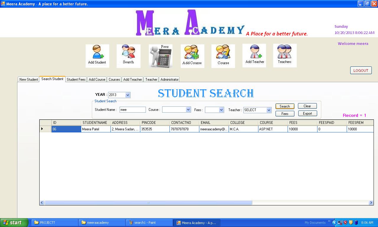student management systems, student information systems