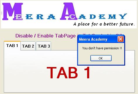 How to disable tab pages click event in tab control c#