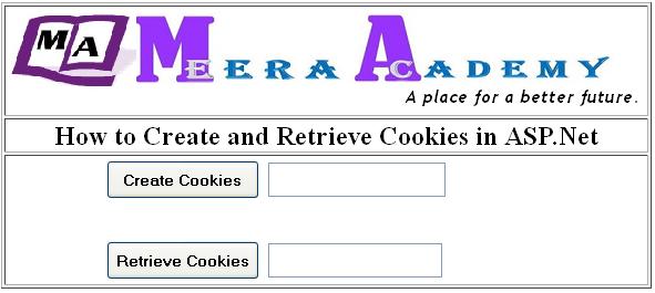 How to Create Cookies in ASP.Net with C#