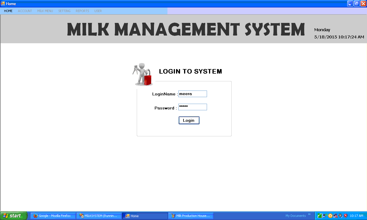 Milk Management System Software.
