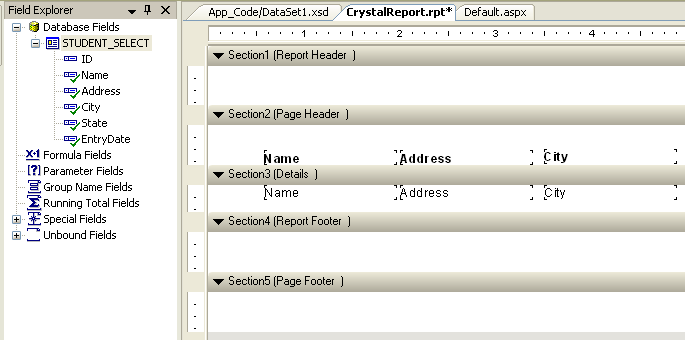 Create and Bind Crystal Report in ASP.net using DataSet