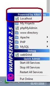 PHP wampserver installtion