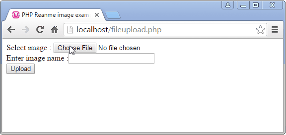 PHP file upload example