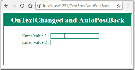 TextBox TextChanged event and AutoPostBack in ASP.Net