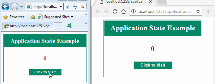 Application State Example in ASP.Net