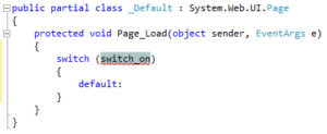 C# switch statements example